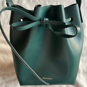 Bucket bag - Mansur Gavriel Green Saffiano Leather